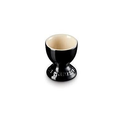 LE CREUSET Huevera de cerámica de gres, 0, 04 L, 9 g, Negro Onyx, 71702001400099 LE CREUSET Huevera de cerámica de gres, 0, 04 L, 9 g, Negro Onyx, 71702001400099