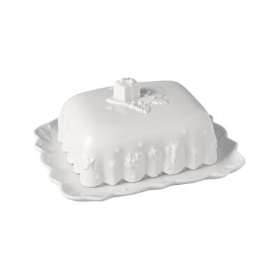 Villeroy & Boch Toy's Delight Royal Classic Mantequera, Blanco, Apta para lavavajillas y microondas, Tarro para Mantequilla para el Desayuno, vajilla de Navidad, Premium Porcelain Villeroy & Boch Toy's Delight Royal Classic Mantequera, Blanco, Apta para lavavajillas y microondas, Tarro para Mantequilla para el Desayuno, vajilla de Navidad, Premium Porcelain