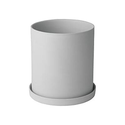 blomus -NONA- Maceta para hierbas tamaño L, tono gris claro, elegante accesorio para el hogar, color micro chip () blomus -NONA- Maceta para hierbas tamaño L, tono gris claro, elegante accesorio para el hogar, color micro chip ()