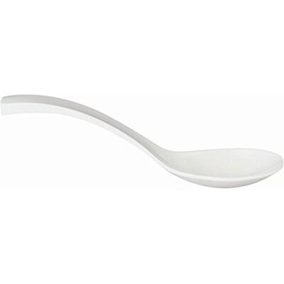 APS servierloeffel 24 x 7 cm, H: 4,5 cm de melamina, Color Blanco Lavable en lavavajillas. No mirkowellengeeignet no Apto para la cocción APS servierloeffel 24 x 7 cm, H: 4,5 cm de melamina, Color Blanco Lavable en lavavajillas. No mirkowellengeeignet no Apto para la cocción