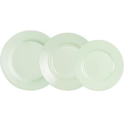 Luminarc PLUMI PARADISE VER Vajilla Opal 18 Piezas 6 Personas Luminarc PLUMI PARADISE VER Vajilla Opal 18 Piezas 6 Personas
