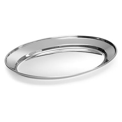 HENDI Fuente oval de servicio 300x220x(H) 23mm Acero inoxidable, borde liso, apta para lavavajillas HENDI Fuente oval de servicio 300x220x(H) 23mm Acero inoxidable, borde liso, apta para lavavajillas