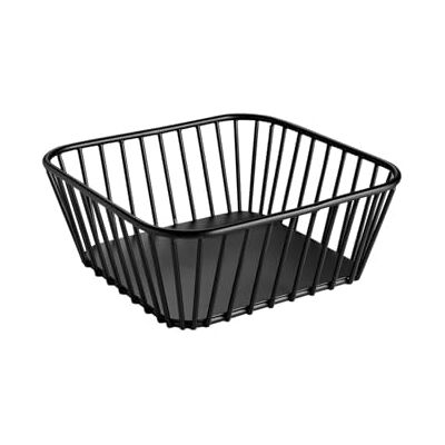 APS Cesta GN 1/6 «URBAN», metal, negro, con patas antideslizantes, 17,6 x 16,2 cm, altura 7 cm APS Cesta GN 1/6 «URBAN», metal, negro, con patas antideslizantes, 17,6 x 16,2 cm, altura 7 cm