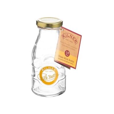 Kilner Botella de Leche de 1/3 Pinta, Color Negro Cobre, (189 ml) Kilner Botella de Leche de 1/3 Pinta, Color Negro Cobre, (189 ml)