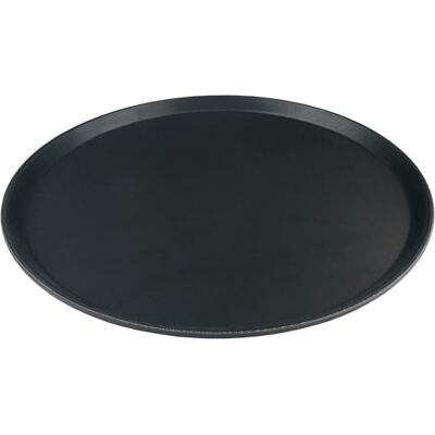 Grunwerg Bandeja Super Plastic Engomada, Redonda, Antideslizante, Diámetro 45cm, Negra Grunwerg Bandeja Super Plastic Engomada, Redonda, Antideslizante, Diámetro 45cm, Negra