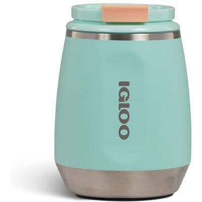 Igloo Wine Vaso de Vino – Vaso térmico de 280 ml en acero inoxidable con tapa, aislado para vino, ideal para viajes, camping, picnic, sin BPA, elegante y resistente Igloo Wine Vaso de Vino – Vaso térmico de 280 ml en acero inoxidable con tapa, aislado para vino, ideal para viajes, camping, picnic, sin BPA, elegante y resistente