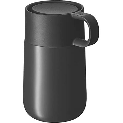 WMF Impulse Termo Taza térmica, 300 ml, con cierre automático, apertura 360°, mantiene las bebidas calientes 8 horas o frías 12 horas, color Antracita mate WMF Impulse Termo Taza térmica, 300 ml, con cierre automático, apertura 360°, mantiene las bebidas calientes 8 horas o frías 12 horas, color Antracita mate