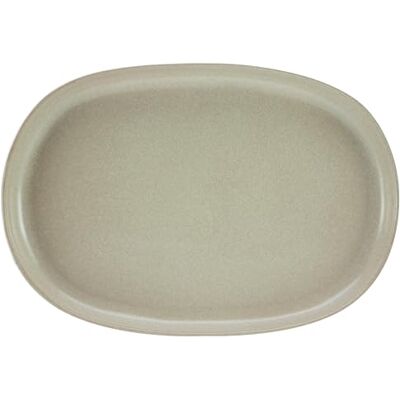 Creatable , Serie Uno Sand – Plato ovalado de 1 pieza, plato de servicio de gres, apto para lavavajillas y microondas, fabricado en Portugal Creatable , Serie Uno Sand – Plato ovalado de 1 pieza, plato de servicio de gres, apto para lavavajillas y microondas, fabricado en Portugal