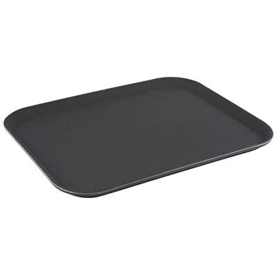 Ilsa Bandeja Antideslizante Rectangular, Fibra de Vidrio, 35,5 x 25 cm Ilsa Bandeja Antideslizante Rectangular, Fibra de Vidrio, 35,5 x 25 cm