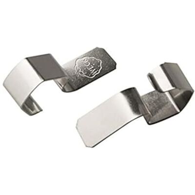 APS Juego de pinzas de cristal para 4 vasos de mimbre (metal, 8 unidades) APS Juego de pinzas de cristal para 4 vasos de mimbre (metal, 8 unidades)