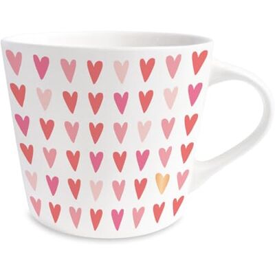 Grafik Werkstatt Grafik-Werkstatt Taza de café con 100% oro real Taza de porcelana 420 ml corazones Grafik Werkstatt Grafik-Werkstatt Taza de café con 100% oro real Taza de porcelana 420 ml corazones