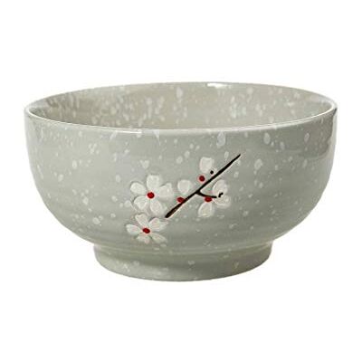 lachineuse – Cuenco grande de ramen japonés – Tinte gris ⌀ 16,5 cm – Capacidad 1000 ml – Flores de cerezo – Tazón de arroz, desayuno y sopa – Decoración de Asia y Japón – Regalo de vajilla japonesa lachineuse – Cuenco grande de ramen japonés – Tinte gris ⌀ 16,5 cm – Capacidad 1000 ml – Flores de cerezo – Tazón de arroz, desayuno y sopa – Decoración de Asia y Japón – Regalo de vajilla japonesa