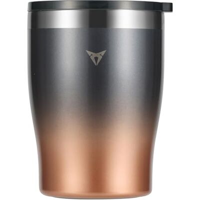 Seat Vaso termo (300 ml, acero inoxidable, con logotipo de Cupra), color gris Seat Vaso termo (300 ml, acero inoxidable, con logotipo de Cupra), color gris