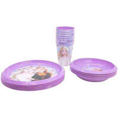 Stor SET FIESTA 20 PCS (PLATO, CUENCO, VASO) FROZEN Stor SET FIESTA 20 PCS (PLATO, CUENCO, VASO) FROZEN