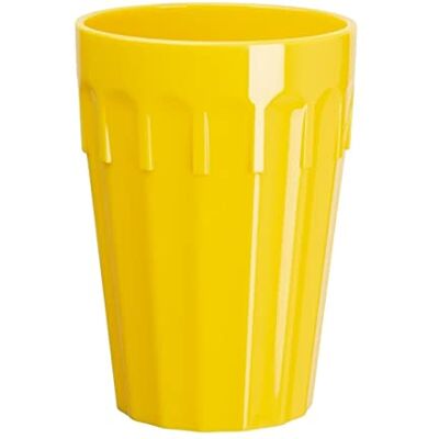 Olympia Kristallon policarbonato vaso, 260 ml, 9 ml, amarillo (Pack de 12) Olympia Kristallon policarbonato vaso, 260 ml, 9 ml, amarillo (Pack de 12)