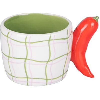 Tivoli Fruit Life Taza de cerámica (350 ml), diseño de chile Tivoli Fruit Life Taza de cerámica (350 ml), diseño de chile