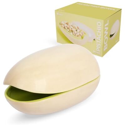 Fisura – Bowl pistacho. Cuenco aperitivo original. Plato para snacks con forma de pistacho. Cuenco para frutos secos. Bol para frutos secos original. 17,5x 10 centímetros. Fisura – Bowl pistacho. Cuenco aperitivo original. Plato para snacks con forma de pistacho. Cuenco para frutos secos. Bol para frutos secos original. 17,5x 10 centímetros.
