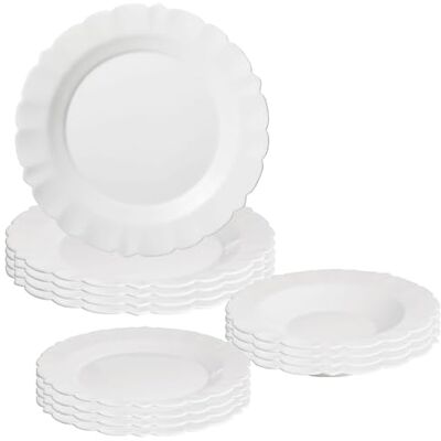 San Ignacio Juego de Vajilla de 12Pzs Blanco San Ignacio Juego de Vajilla de 12Pzs Blanco