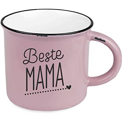 Grafik Werkstatt Grafik-Werkstatt Taza de café vintage Taza de cerámica para regalar 400 ml Beste Mama Grafik Werkstatt Grafik-Werkstatt Taza de café vintage Taza de cerámica para regalar 400 ml Beste Mama