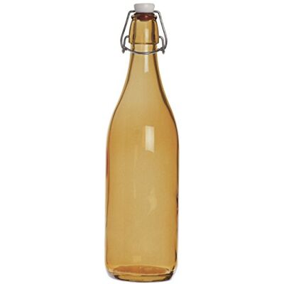 Excelsa Happy Color Botella Lisa 1 L, Cristal, Naranja, 8 x 8 x 30 cm Excelsa Happy Color Botella Lisa 1 L, Cristal, Naranja, 8 x 8 x 30 cm