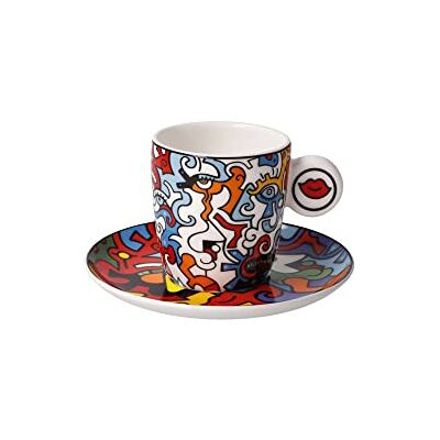 Goebel Taza de espresso Billy the Artist Evolution of Love I Pop Art Goebel Taza de espresso Billy the Artist Evolution of Love I Pop Art