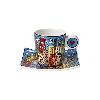 Goebel Taza de café de James Rizzi Summer in The City Pop Art Goebel Taza de café de James Rizzi Summer in The City Pop Art