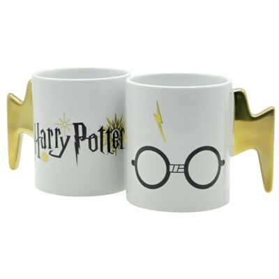 GEDALABELS Taza HP gafas con mango de flash 460 ml Harry Potter Hogwarts Café Té Cacao Taza Taza de cerámica Regalo Cumpleaños Navidad Relámpago Efecto dorado Cerámica GEDALABELS Taza HP gafas con mango de flash 460 ml Harry Potter Hogwarts Café Té Cacao Taza Taza de cerámica Regalo Cumpleaños Navidad Relámpago Efecto dorado Cerámica