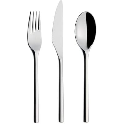 iittala Artik Cubertería de postre (12 piezas, acero inoxidable pulido, para 4 personas) iittala Artik Cubertería de postre (12 piezas, acero inoxidable pulido, para 4 personas)