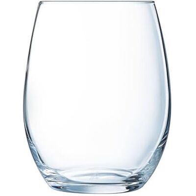 Arcoroc Vina, Juego de 6 Vasos de Vidrio, 440ml, Apilables, Resistentes, Aptos para Lavavajillas y Microondas Arcoroc Vina, Juego de 6 Vasos de Vidrio, 440ml, Apilables, Resistentes, Aptos para Lavavajillas y Microondas