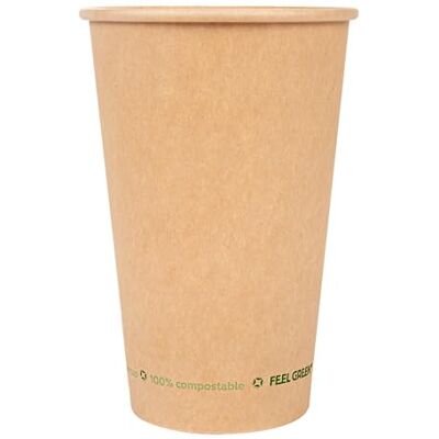 García de Pou - 1000 Unités - Marrón - 660ml - Vaso de papel García de Pou - 1000 Unités - Marrón - 660ml - Vaso de papel