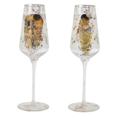 Goebel Copa de champán Gustav Klimt Adele & el Beso Artis Orbis Goebel Copa de champán Gustav Klimt Adele & el Beso Artis Orbis