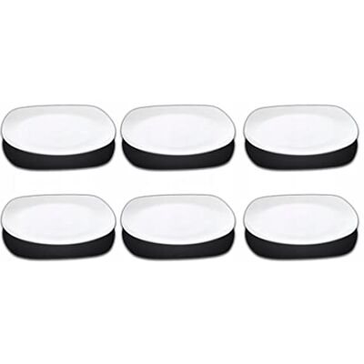 Wilmax Plato llano (porcelana, 24,5 x 24,5 cm), color blanco Wilmax Plato llano (porcelana, 24,5 x 24,5 cm), color blanco