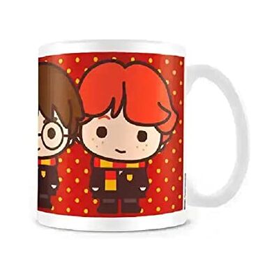 Pyramid Harry Potter Taza Chibi Harry Ron Hermione, 315 ML Pyramid Harry Potter Taza Chibi Harry Ron Hermione, 315 ML
