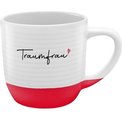 GRUSS & CO Taza con ranuras para mujer, gres, 40 cl, multicolor, regalo para novia, amor, San Valentín GRUSS & CO Taza con ranuras para mujer, gres, 40 cl, multicolor, regalo para novia, amor, San Valentín