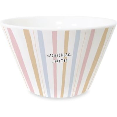 Grafik Werkstatt Grafik-Werkstatt Cuenco de cereales con oro real, cuenco de porcelana Grafik Werkstatt Grafik-Werkstatt Cuenco de cereales con oro real, cuenco de porcelana