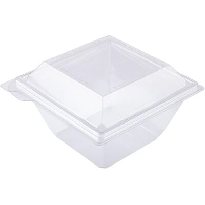 ALPHAFORM 30 tarros cuadrados 370 ml con tapas de cristal ALPHAFORM 30 tarros cuadrados 370 ml con tapas de cristal
