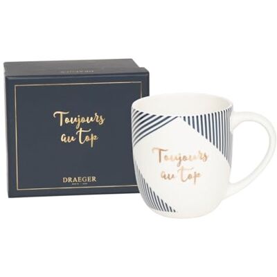Taza Draeger Paris - Taza de cerámica para bebidas calientes - Rutina matutina Taza Draeger Paris - Taza de cerámica para bebidas calientes - Rutina matutina