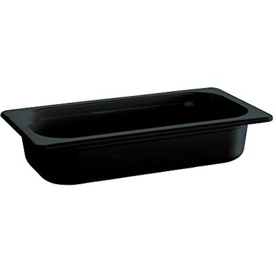 APS GN 1/4 recipiente Eco Line, negro melamina, 1,35 l, 26,4 x 16,2 cm, H: 6,5 cm APS GN 1/4 recipiente Eco Line, negro melamina, 1,35 l, 26,4 x 16,2 cm, H: 6,5 cm