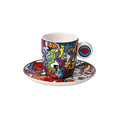 Goebel Taza de café espresso Billy the Artist Evolution of Love II – Pop Art Goebel Taza de café espresso Billy the Artist Evolution of Love II – Pop Art