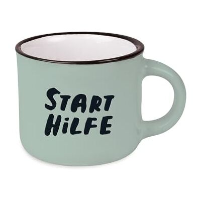 Grafik Werkstatt Grafik-Werkstatt Taza de espresso vintage Mini taza de cerámica para regalar 95 ml ayuda de arranque Grafik Werkstatt Grafik-Werkstatt Taza de espresso vintage Mini taza de cerámica para regalar 95 ml ayuda de arranque