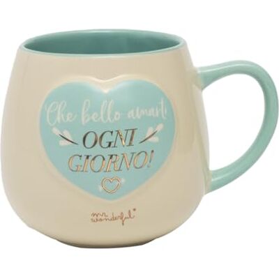 Mr. Wonderful Taza de cerámica que te encantará cada día Mr. Wonderful Taza de cerámica que te encantará cada día