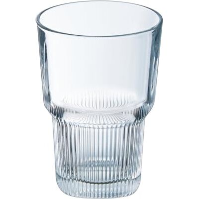 Arcoroc Colección Starline 6 Vasos altos de 35 cl Vidrio templado ultrarresistente Fabricados en Francia Embalaje reforzado Arcoroc Colección Starline 6 Vasos altos de 35 cl Vidrio templado ultrarresistente Fabricados en Francia Embalaje reforzado