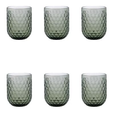 Quid Set 6 Vasos Bajo Vidrio Apto Frigorífico No Apto Microondas 100% Higiénico Quid Set 6 Vasos Bajo Vidrio Apto Frigorífico No Apto Microondas 100% Higiénico