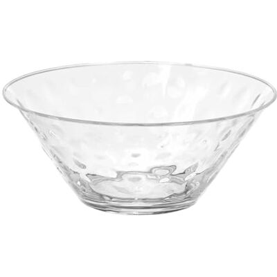 San Ignacio Bol plastico puntos 28cm transparente colección LEKNES San Ignacio Bol plastico puntos 28cm transparente colección LEKNES