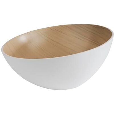 APS FRIDA LOOK bol, Ø 28,5 cm, altura 10/14 cm, melamina, blanco/efecto madera APS FRIDA LOOK bol, Ø 28,5 cm, altura 10/14 cm, melamina, blanco/efecto madera