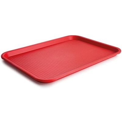 LACOR Bandeja de Servicio Reutilizable, para Servir Comida, Polipropileno, Libre de BPA, Apilable, Resistente, Superficie Antideslizante, Apta para Lavavajillas, Rojo, 45 x 35 cm LACOR Bandeja de Servicio Reutilizable, para Servir Comida, Polipropileno, Libre de BPA, Apilable, Resistente, Superficie Antideslizante, Apta para Lavavajillas, Rojo, 45 x 35 cm