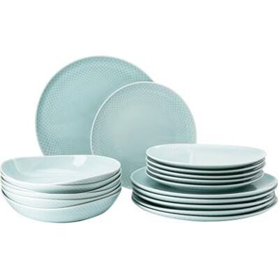 Rosenthal Junto Opal Green Juego de platos (18 piezas) Rosenthal Junto Opal Green Juego de platos (18 piezas)