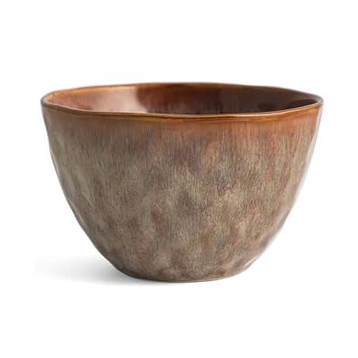 H&H Mykonos Juego Platos hondos a Cuenco, Stoneware, Bruno/rossastro, 4 Unidad H&H Mykonos Juego Platos hondos a Cuenco, Stoneware, Bruno/rossastro, 4 Unidad