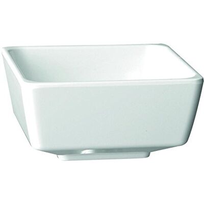 APS 83914 Plato FLOAT, 12,5 x 12,5 cm, altura 6 cm, melamina, blanco APS 83914 Plato FLOAT, 12,5 x 12,5 cm, altura 6 cm, melamina, blanco