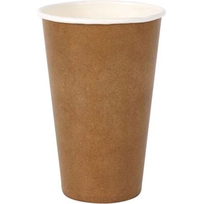 Algon Set de 60 vasos de cartón kraft desechables – Vasos Carton Tamaño 450CC Resistentes, ecológicos y perfectos para bebidas frías y calientes Algon Set de 60 vasos de cartón kraft desechables – Vasos Carton Tamaño 450CC Resistentes, ecológicos y perfectos para bebidas frías y calientes